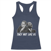 Malcolm X and MLK Racerback Tank Top They Not Like Us - Wonder Print Shop