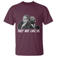 Malcolm X and MLK T Shirt They Not Like Us - Wonder Print Shop