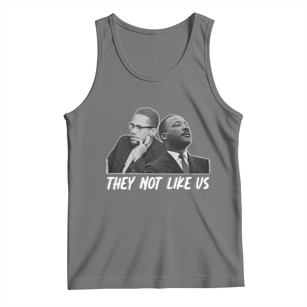 Malcolm X and MLK Tank Top They Not Like Us - Wonder Print Shop