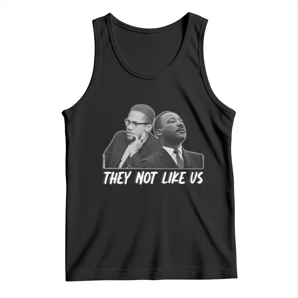 Malcolm X and MLK Tank Top They Not Like Us - Wonder Print Shop