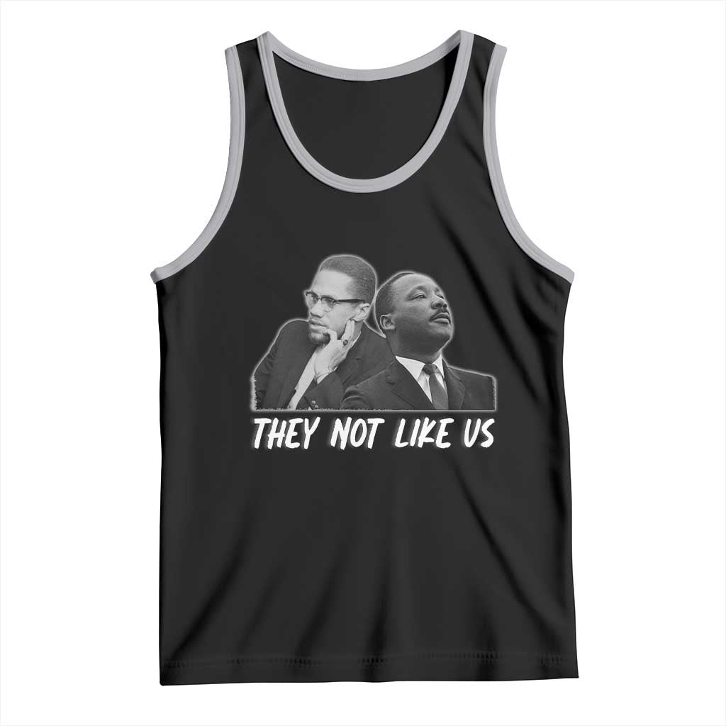 Malcolm X and MLK Tank Top They Not Like Us - Wonder Print Shop