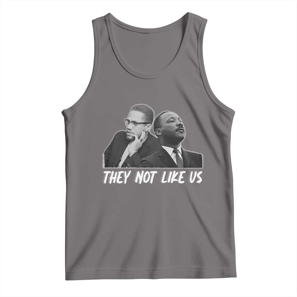 Malcolm X and MLK Tank Top They Not Like Us - Wonder Print Shop
