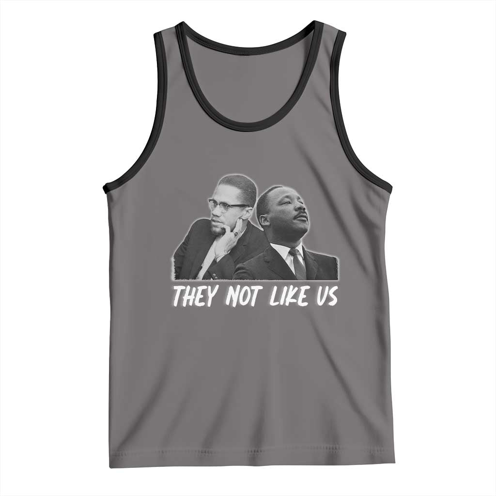 Malcolm X and MLK Tank Top They Not Like Us - Wonder Print Shop