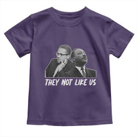 Malcolm X and MLK Toddler T Shirt They Not Like Us - Wonder Print Shop