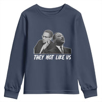 Malcolm X and MLK Youth Sweatshirt They Not Like Us - Wonder Print Shop