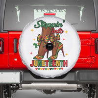 Stepping Into Juneteenth Spare Tire Cover Afro Diva High with African Pride - Wonder Print Shop