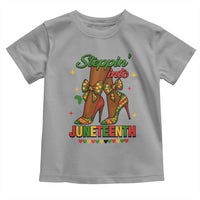 Stepping Into Juneteenth Toddler T Shirt Afro Diva High with African Pride - Wonder Print Shop