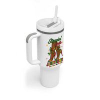 Stepping Into Juneteenth Tumbler With Handle Afro Diva High with African Pride - Wonder Print Shop
