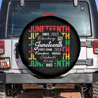 Juneteenth 1865 Spare Tire Cover Celebrate Black Freedom Breaking Every Chain - Wonder Print Shop