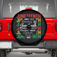 Juneteenth 1865 Spare Tire Cover Celebrate Black Freedom Breaking Every Chain - Wonder Print Shop
