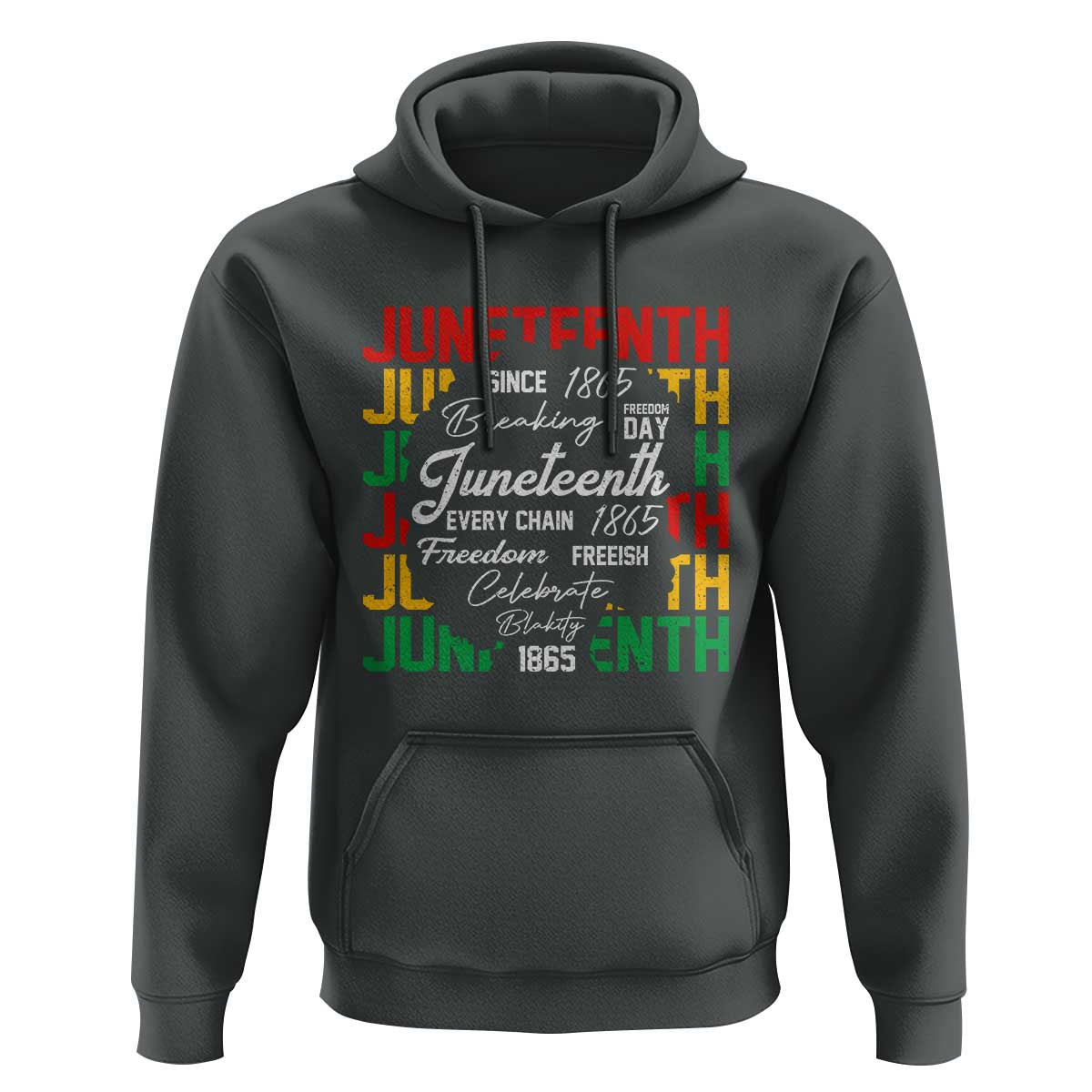 Juneteenth 1865 Hoodie Celebrate Black Freedom Breaking Every Chain - Wonder Print Shop