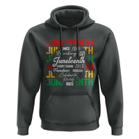 Juneteenth 1865 Hoodie Celebrate Black Freedom Breaking Every Chain - Wonder Print Shop