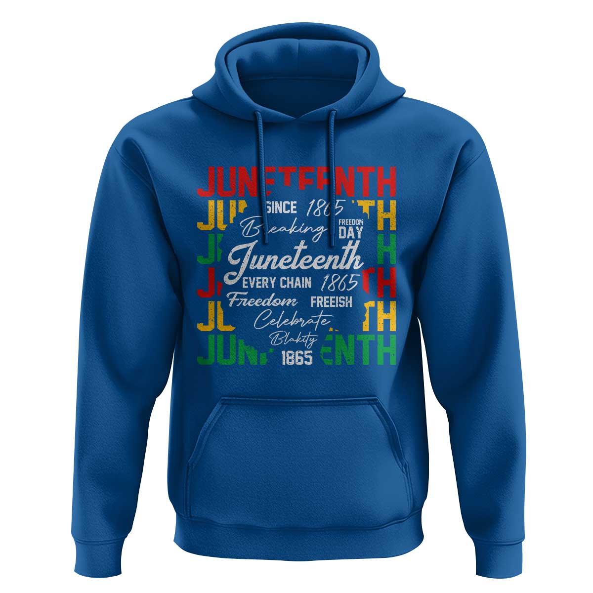 Juneteenth 1865 Hoodie Celebrate Black Freedom Breaking Every Chain - Wonder Print Shop