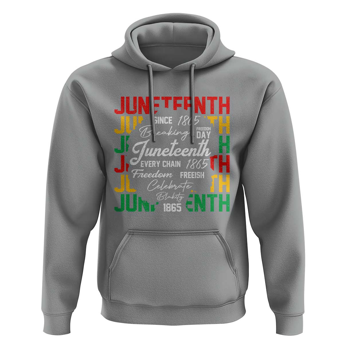 Juneteenth 1865 Hoodie Celebrate Black Freedom Breaking Every Chain - Wonder Print Shop