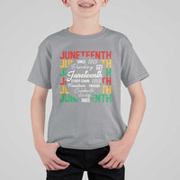Juneteenth 1865 T Shirt For Kid Celebrate Black Freedom Breaking Every Chain - Wonder Print Shop