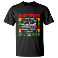 Juneteenth 1865 T Shirt Celebrate Black Freedom Breaking Every Chain - Wonder Print Shop