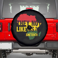 They Not Like Us Juneteenth 1865 Spare Tire Cover Afrocentric Africa Map Black Pride - Wonder Print Shop