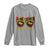 Juneteenth Vibes Only Long Sleeve Shirt Afro Pride Sunglasses Black History Celebration - Wonder Print Shop