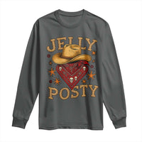 Jelly Posty Cowboy Bandana Long Sleeve Shirt Funny Country Western Rodeo - Wonder Print Shop