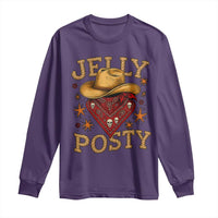 Jelly Posty Cowboy Bandana Long Sleeve Shirt Funny Country Western Rodeo - Wonder Print Shop