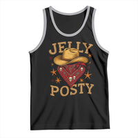Jelly Posty Cowboy Bandana Tank Top Funny Country Western Rodeo - Wonder Print Shop