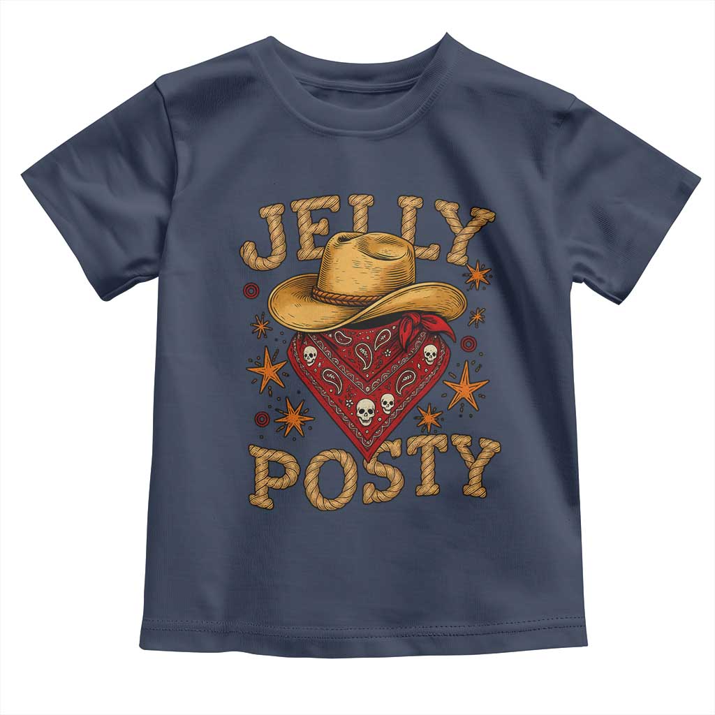 Jelly Posty Cowboy Bandana Toddler T Shirt Funny Country Western Rodeo - Wonder Print Shop