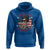 Retro Skeleton 4th of July Hoodie Chill The Fourth Out Funny Patriotic American Flag