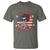 Retro Skeleton 4th of July T Shirt Chill The Fourth Out Funny Patriotic American Flag