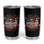 Retro Skeleton 4th of July Tumbler Cup Chill The Fourth Out Funny Patriotic American Flag