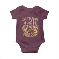 250 Years of Freedom US Presidents Rock Band Baby Onesie Funny Abraham Lincoln George Washington Teddy Roosevelt Concert 1776 to 2026