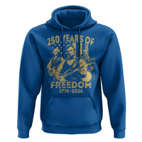 250 Years of Freedom US Presidents Rock Band Hoodie Funny Abraham Lincoln George Washington Teddy Roosevelt Concert 1776 to 2026