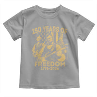 250 Years of Freedom US Presidents Rock Band Toddler T Shirt Funny Abraham Lincoln George Washington Teddy Roosevelt Concert 1776 to 2026