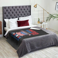 America Turns 250 I Turn 50 Funny 1976 Birthday Throw Blanket American Flag Cake 1776 to 2026 Semiquincentennial