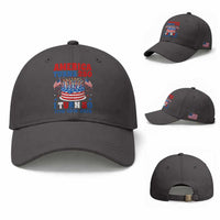 America Turns 250 I Turn 50 Funny 1976 Birthday Baseball Cap American Flag Cake 1776 to 2026 Semiquincentennial