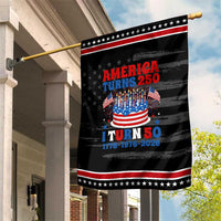 America Turns 250 I Turn 50 Funny 1976 Birthday Patriotic Garden Flag American Flag Cake 1776 to 2026 Semiquincentennial