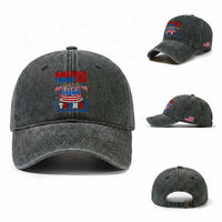 America Turns 250 I Turn 50 Funny 1976 Birthday Washed Cotton Baseball Cap American Flag Cake 1776 to 2026 Semiquincentennial