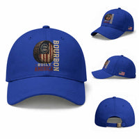Bourbon Built America Vintage Distressed Graphic Baseball Cap American Flag Whiskey Barrel 1776 to 2026 Semiquincentennial Patriotic