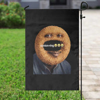 Funny Sonion Ring Cursed Meme Graphic Garden Flag Surreal Deep Fried Onion Ring Joke