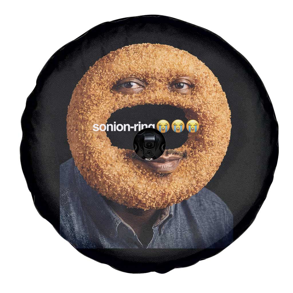 Funny Sonion Ring Cursed Meme Graphic Spare Tire Cover Surreal Deep Fried Onion Ring Joke