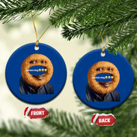 Funny Sonion Ring Cursed Meme Graphic Ceramic Ornament Surreal Deep Fried Onion Ring Joke