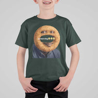 Funny Sonion Ring Cursed Meme Graphic T Shirt For Kid Surreal Deep Fried Onion Ring Joke