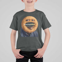 Funny Sonion Ring Cursed Meme Graphic T Shirt For Kid Surreal Deep Fried Onion Ring Joke