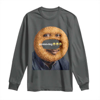 Funny Sonion Ring Cursed Meme Graphic Long Sleeve Shirt Surreal Deep Fried Onion Ring Joke