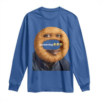 Funny Sonion Ring Cursed Meme Graphic Long Sleeve Shirt Surreal Deep Fried Onion Ring Joke
