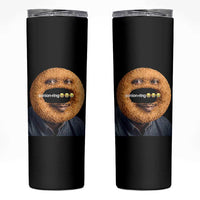 Funny Sonion Ring Cursed Meme Graphic Skinny Tumbler Surreal Deep Fried Onion Ring Joke