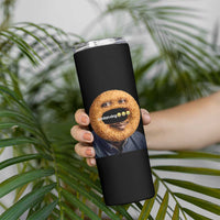 Funny Sonion Ring Cursed Meme Graphic Skinny Tumbler Surreal Deep Fried Onion Ring Joke