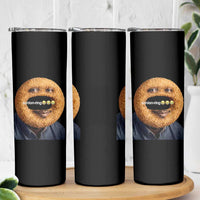 Funny Sonion Ring Cursed Meme Graphic Skinny Tumbler Surreal Deep Fried Onion Ring Joke