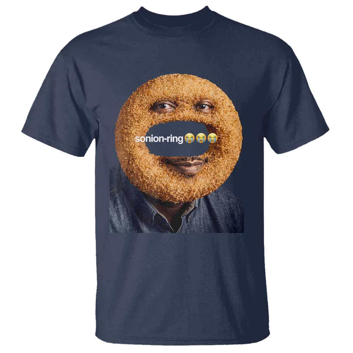 Funny Sonion Ring Cursed Meme Graphic T Shirt Surreal Deep Fried Onion Ring Joke