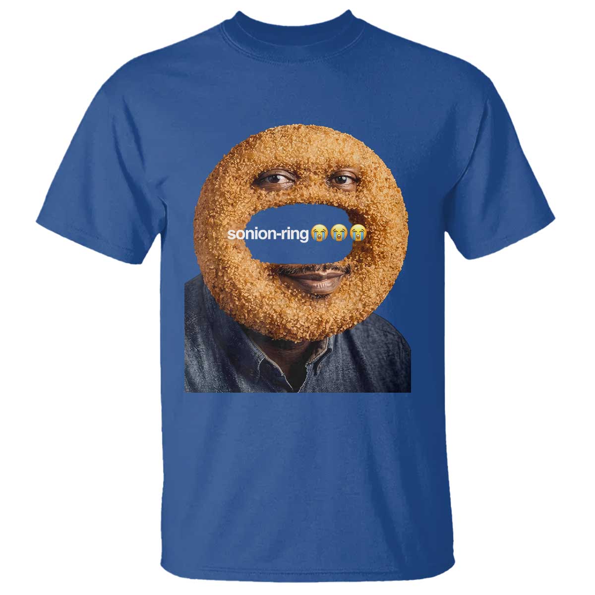 Funny Sonion Ring Cursed Meme Graphic T Shirt Surreal Deep Fried Onion Ring Joke