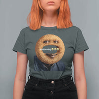 Funny Sonion Ring Cursed Meme Graphic T Shirt For Women Surreal Deep Fried Onion Ring Joke